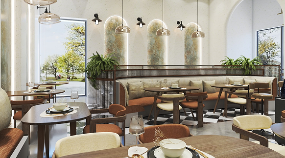 The 41 West dining area