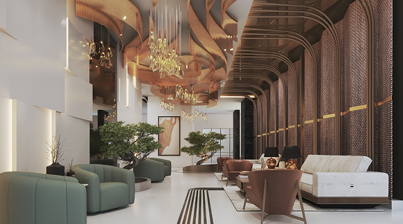The 41 West lobby lounge